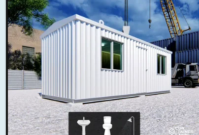 Arriendo Oficina 6 x 2,5 Mts. + Baño y Ducha 1 — Icontainer