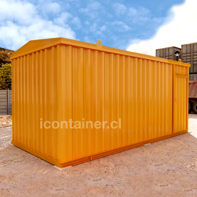 6 x 3 mts.  |  18 M2  | 1 Portón Lateral — Icontainer
