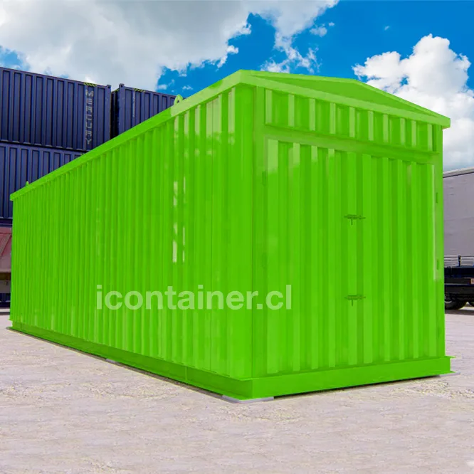 9 x 2,5 mts.  |  22.5 M2  | 2 Puertas — Icontainer