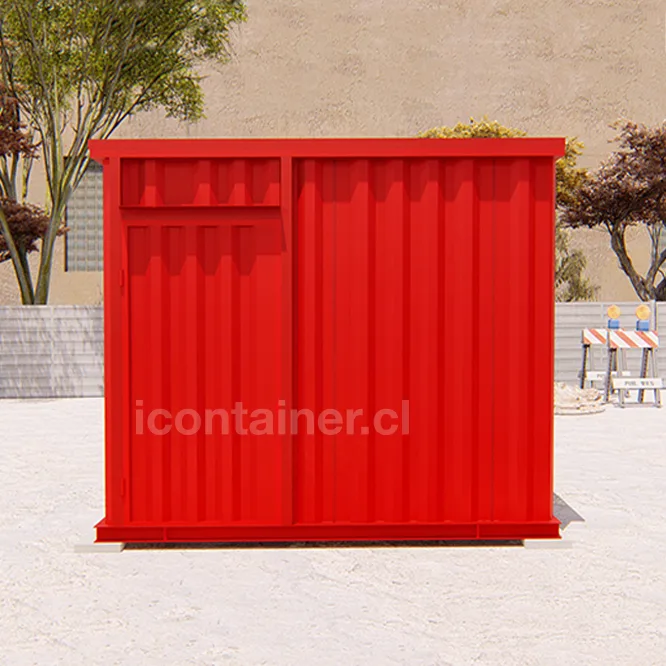 3 x 3 mts. |  9 M2  | 1 Portón Lateral — Icontainer