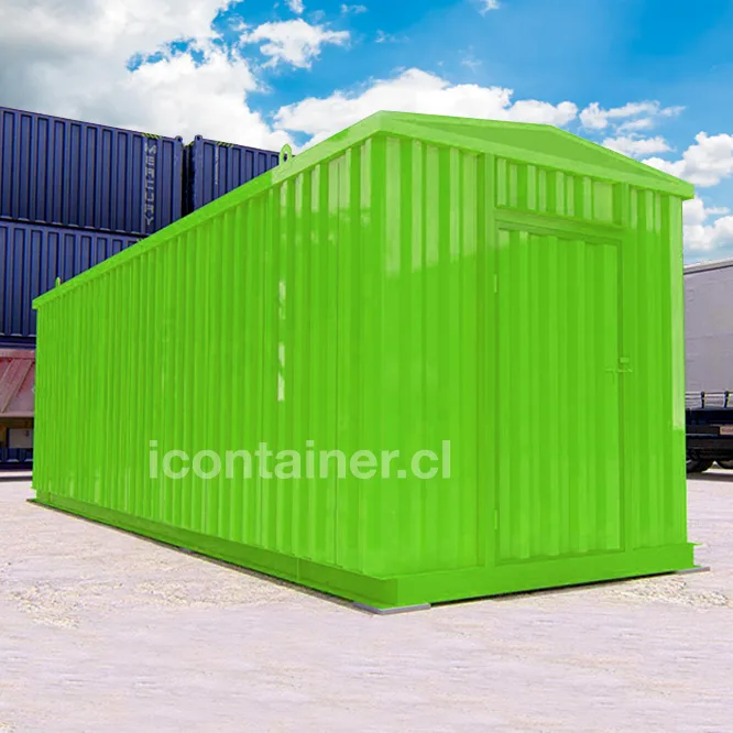 9 x 2,5 mts. |  22.5 M2  | 1 Portón Frontal — Icontainer