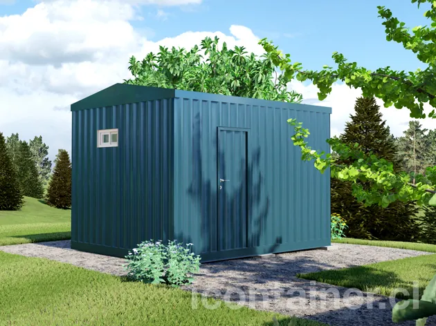 Casa 12 m² · 1 dormitorio — Modelo 12 ALFA 1 01 430 1 — Icontainer