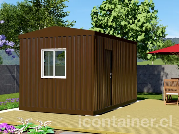 Casa 15 m² · 1 dormitorio — Modelo 15 ALFA 1 03 530 — Icontainer