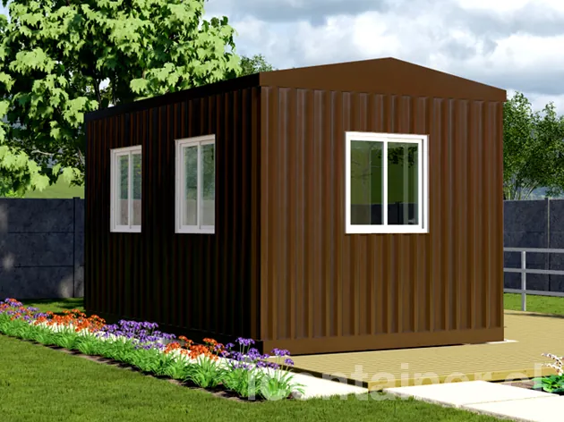 Casa 15 m² · 1 dormitorio — Modelo 15 ALFA 1 03 530 3 — Icontainer