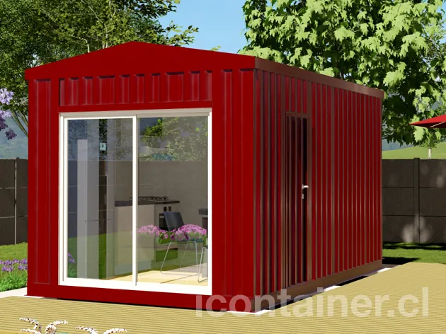 Casa 15 m² · 1 dormitorio — Modelo 15 ALFA 1 11 530 — Icontainer