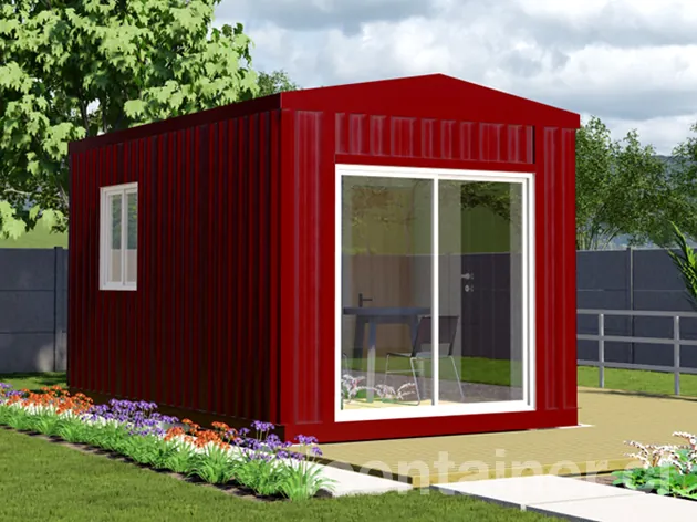 Casa 15 m² · 1 dormitorio — Modelo 15 ALFA 1 11 530 3 — Icontainer