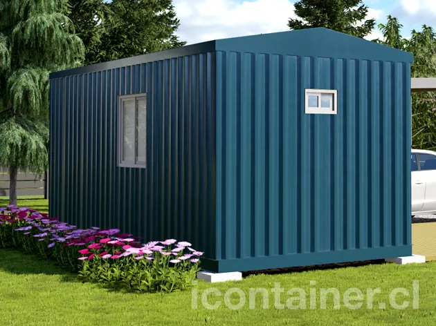 Casa 18 m² · 1 dormitorio — Modelo 18 ALFA 3 11 630 3 — Icontainer