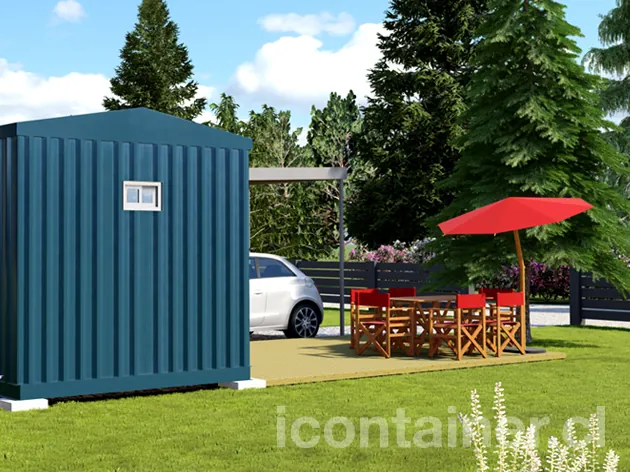 Casa 18 m² · 1 dormitorio — Modelo 18 ALFA 3 11 630 4 — Icontainer
