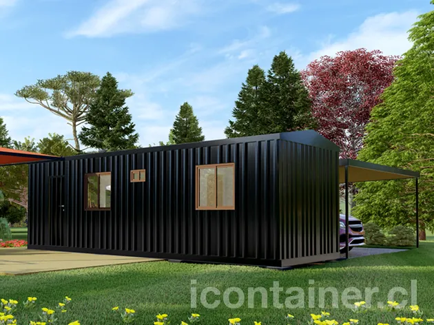 Casa 24 m² · 1 dormitorio — Modelo 24 ALFA 1 12 830 1 — Icontainer