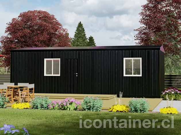 Casa 27 m² · 2 dormitorios — Modelo 27 BETA 1 03 930 3 — Icontainer