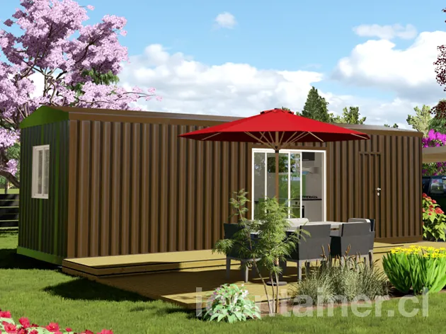 Casa 27 m² · 2 dormitorios — Modelo 27 BETA 1 12 930 1 — Icontainer
