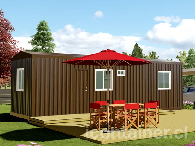 Casa 27 m² · 3 dormitorios — Modelo 27ALFA 1 03 930 1 — Icontainer