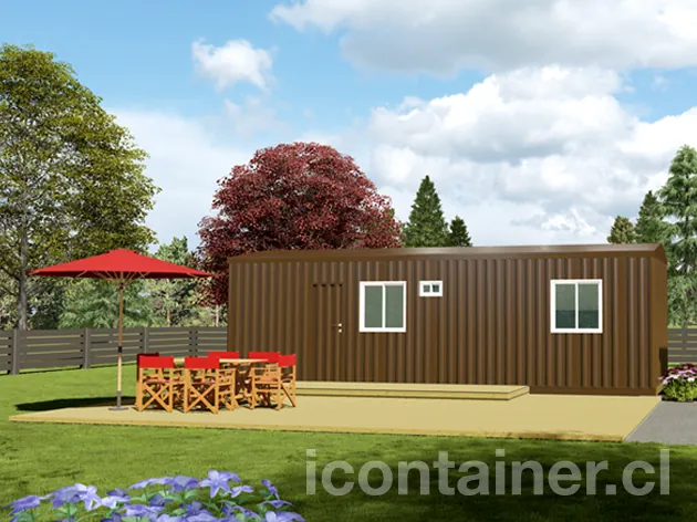 Casa 27 m² · 3 dormitorios — Modelo 27ALFA 1 03 930 4 — Icontainer