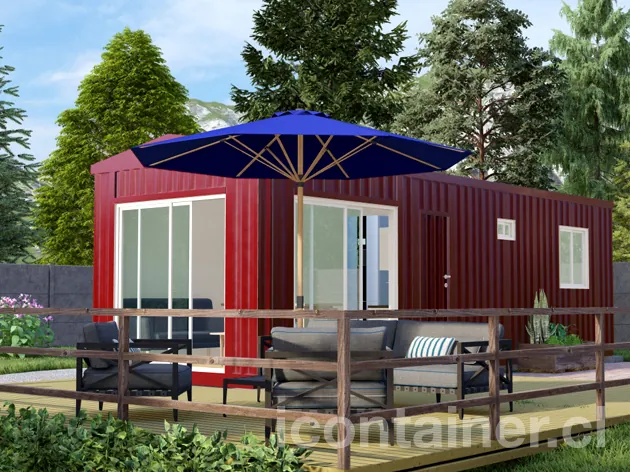 Casa 27 m² · 1 dormitorio — Modelo 27ALFA 1 21 930 1 — Icontainer