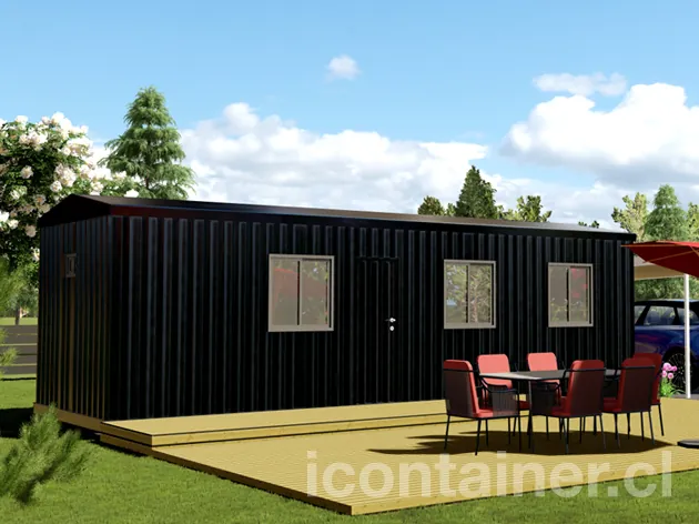 Casa 27 m² · 1 dormitorio — Modelo 27ALFA 2 03 930 1 — Icontainer