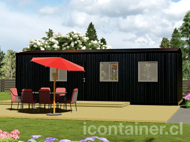 Casa 27 m² · 1 dormitorio — Modelo 27ALFA 2 03 930 3 — Icontainer