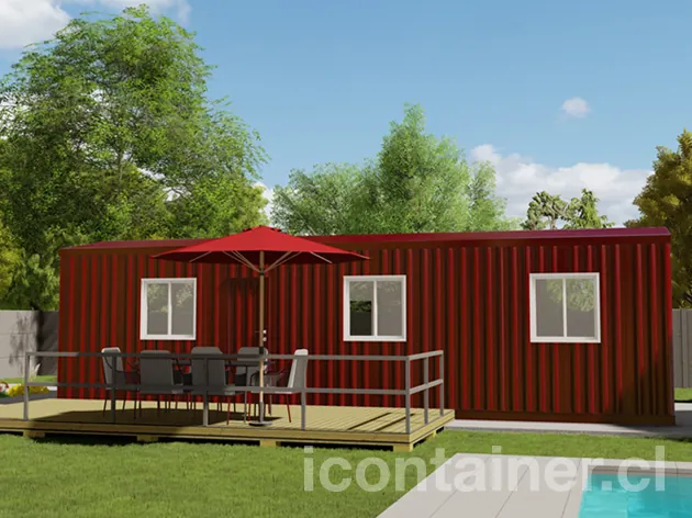 Casa 30 m² · 1 dormitorio — Modelo 30 ALFA 2 03 1030 2 — Icontainer