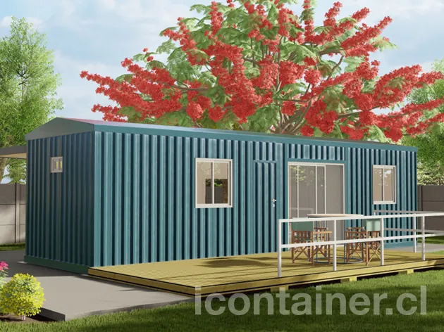 Casa 30 m² · 1 dormitorio — Modelo 30 ALFA 2 12 1030 1 — Icontainer