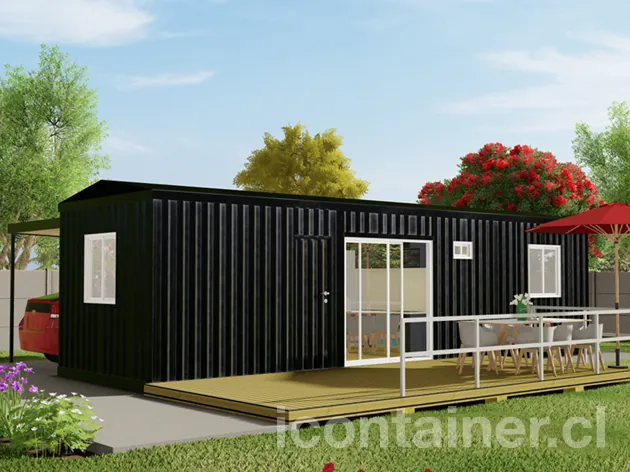 Casa 30 m² · 2 dormitorios — Modelo 30 BETA 1 12 1030 1 — Icontainer