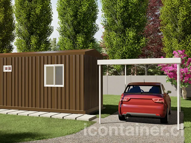 Casa 33 m² · 1 dormitorio — Modelo 33 ALFA 1 03 1130 3 — Icontainer