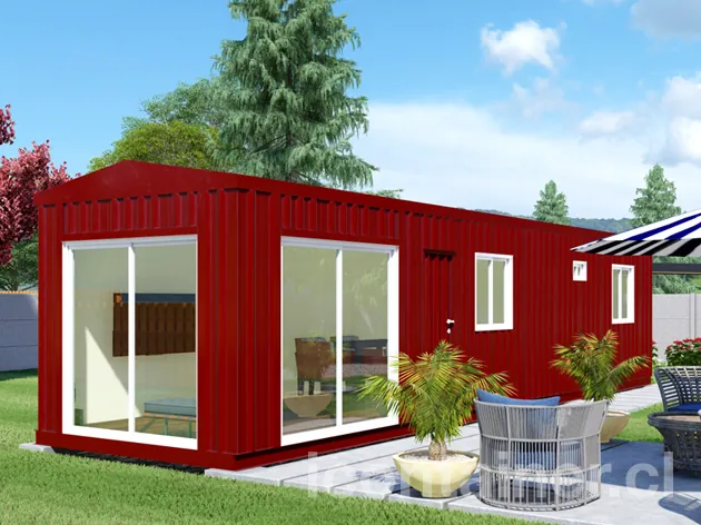 Casa 33 m² · 1 dormitorio — Modelo 33 ALFA 1 22 1130 1 — Icontainer