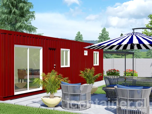 Casa 33 m² · 1 dormitorio — Modelo 33 ALFA 1 22 1130 2 — Icontainer
