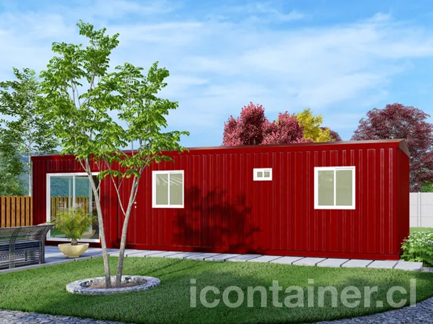 Casa 33 m² · 1 dormitorio — Modelo 33 ALFA 1 22 1130 3 — Icontainer