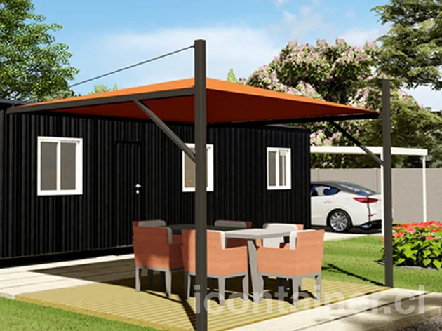 Casa 33 m² · 1 dormitorio — Modelo 33 ALFA 2 03 1130 2 — Icontainer