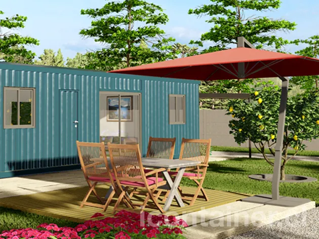 Casa 33 m² · 1 dormitorio — Modelo 33 ALFA 2 12 1130 2 — Icontainer