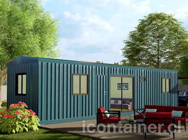 Casa 33 m² · 2 dormitorios — Modelo 33 BETA 1 13 1130 1 — Icontainer
