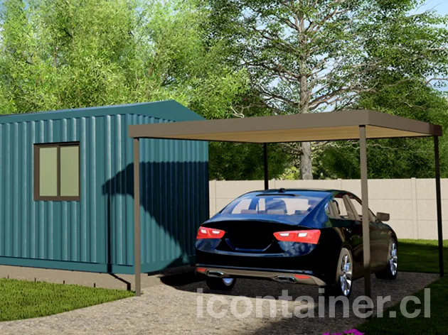 Casa 33 m² · 2 dormitorios — Modelo 33 BETA 1 13 1130 4 — Icontainer