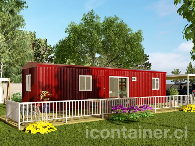 Casa 36 m² · 2 dormitorios — Modelo 36 BETA 1 13 1230 1 — Icontainer