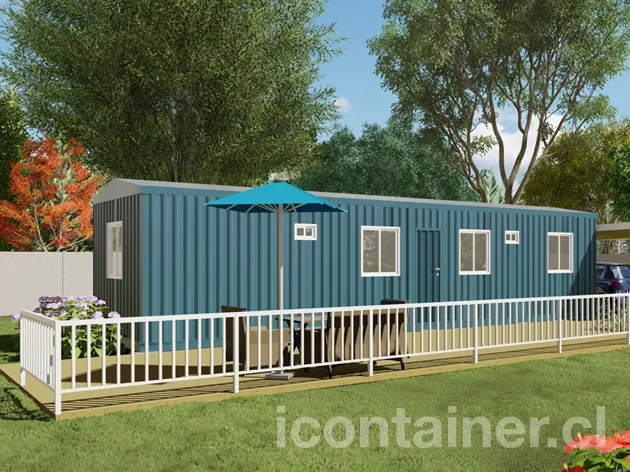 Casa 36 m² · 2 dormitorios — Modelo 36 BETA 3 04 1230 1 — Icontainer