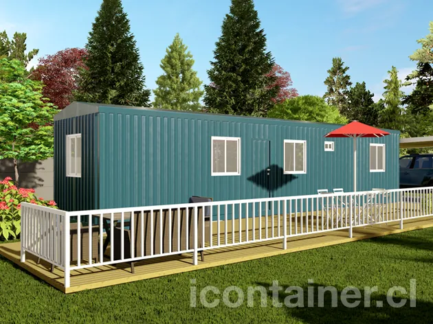 Casa 36 m² · 3 dormitorios — Modelo 36 CHARLIE 1 04 1230 1 — Icontainer