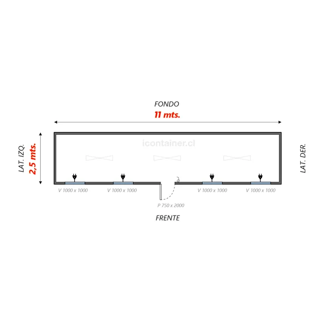 Oficina 27.5 M2 2 — Icontainer