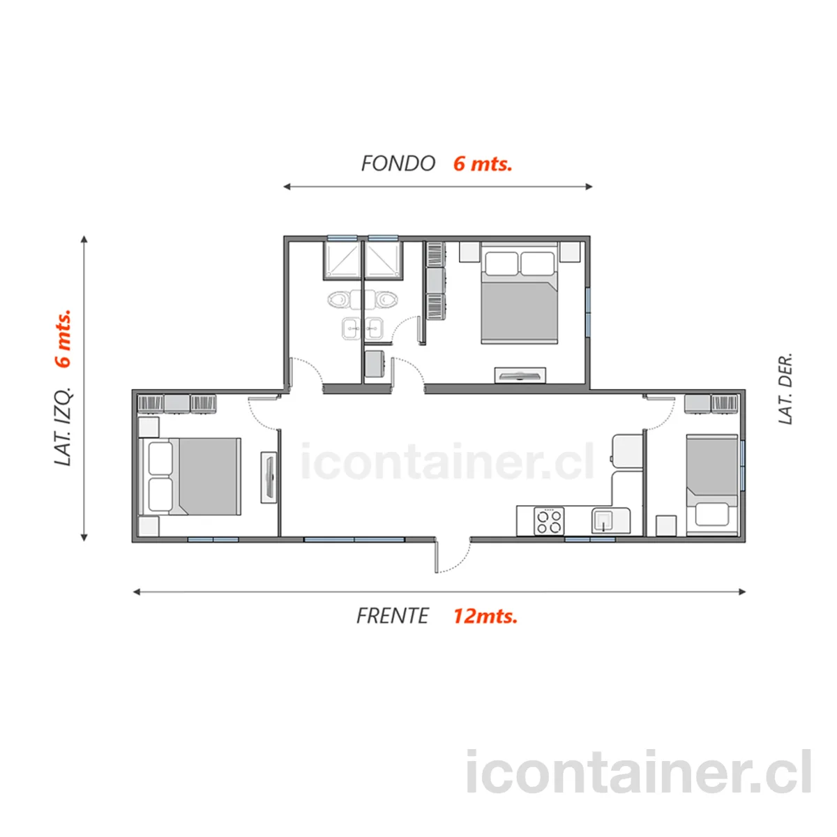 Modelo: C2-54H4-2B3-6301230-1700 — Icontainer