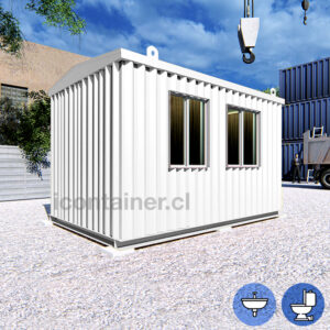 Caseta de 4 x 2.5 mts +Baño Simple