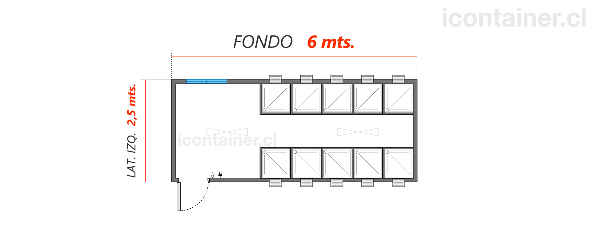 3. Baños icontainer S1-625 -000 10