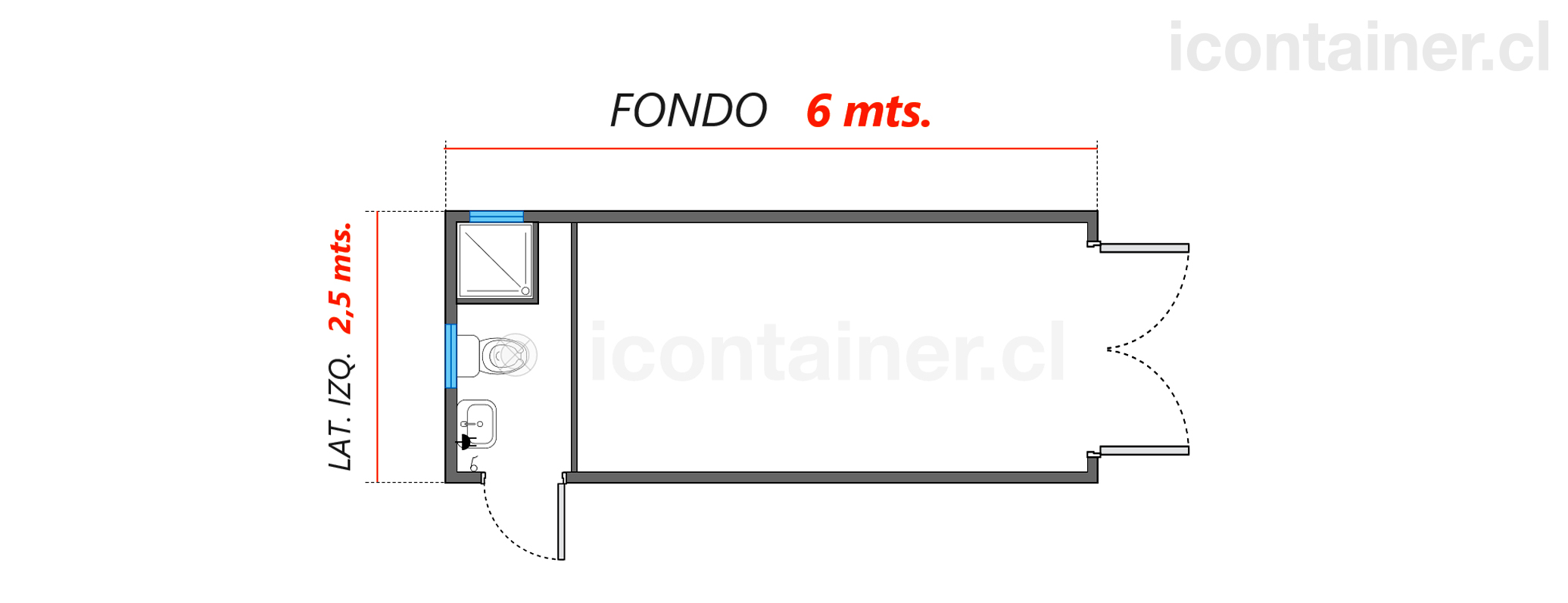 5. Bodega icontainer B1B3-62-P2 Multifuncional