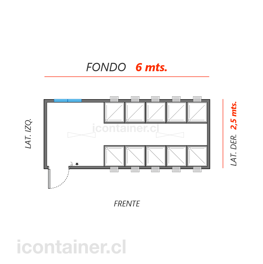 Sanitario S1-625-00010 icontainer